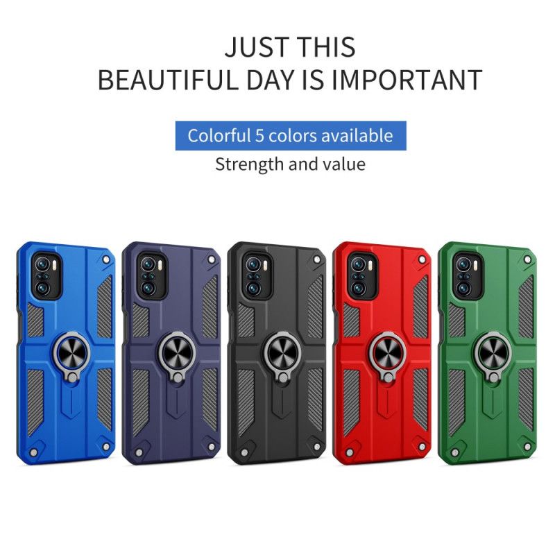 Coque Pour Xiaomi Mi 11i 5G / Poco F3 Hybride Avec Anneau-support