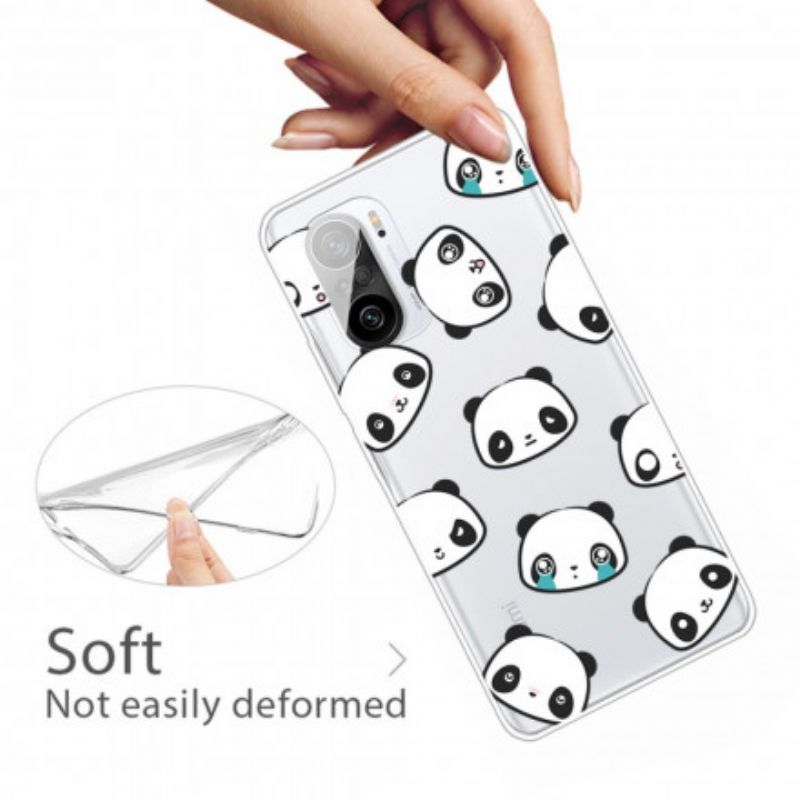 Coque Pour Xiaomi Mi 11i 5G / Poco F3 Pandas Sentimentaux