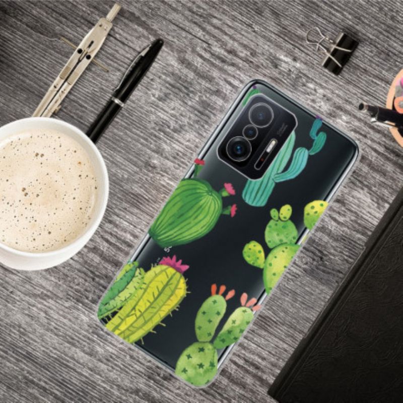 Coque Pour Xiaomi Mi 11T / 11T Pro Cactus Aquarelle