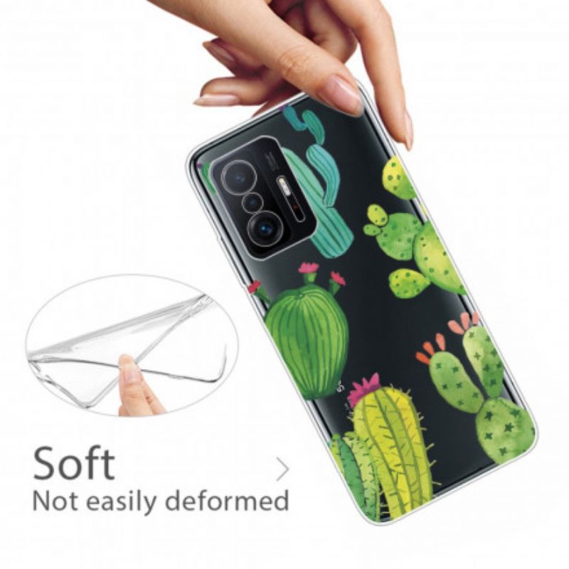 Coque Pour Xiaomi Mi 11T / 11T Pro Cactus Aquarelle