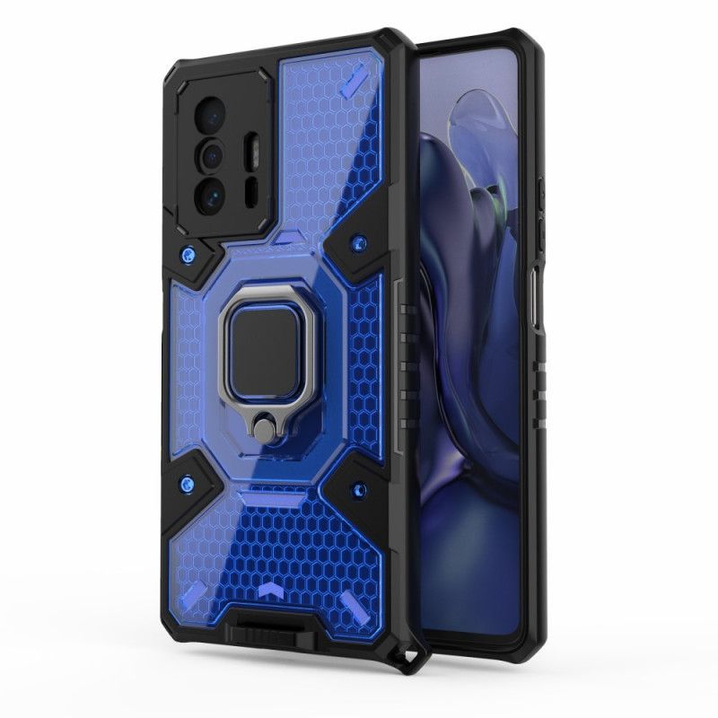 Coque Pour Xiaomi Mi 11T / 11T Pro Nid D'abeille Avec Anneau