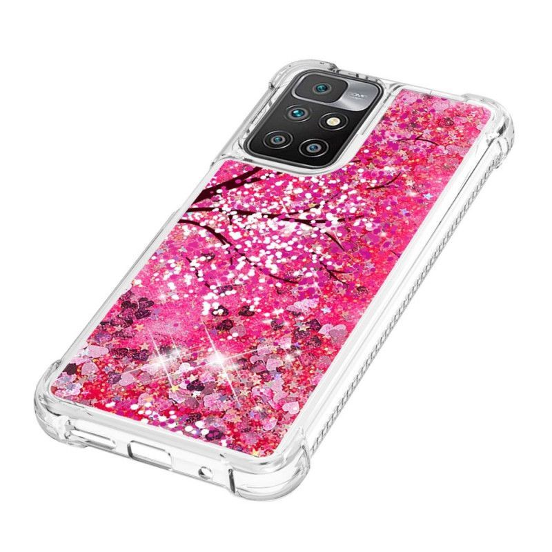 Coque Pour Xiaomi Redmi 10 Arbre Paillettes