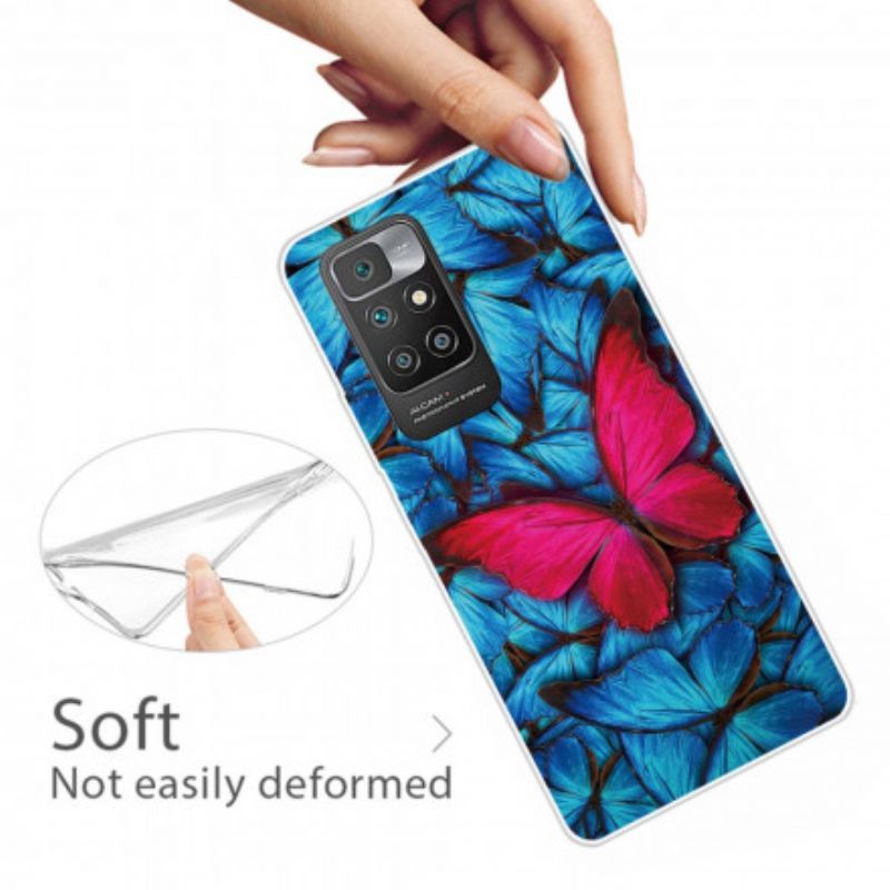 Coque Pour Xiaomi Redmi 10 Papillons Sauvages