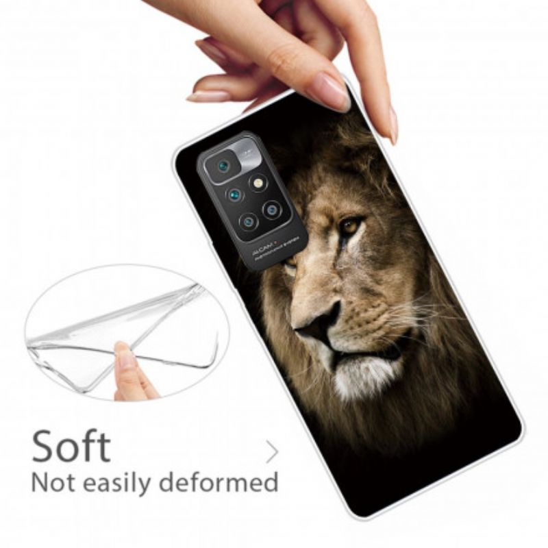 Coque Pour Xiaomi Redmi 10 Tête De Lion