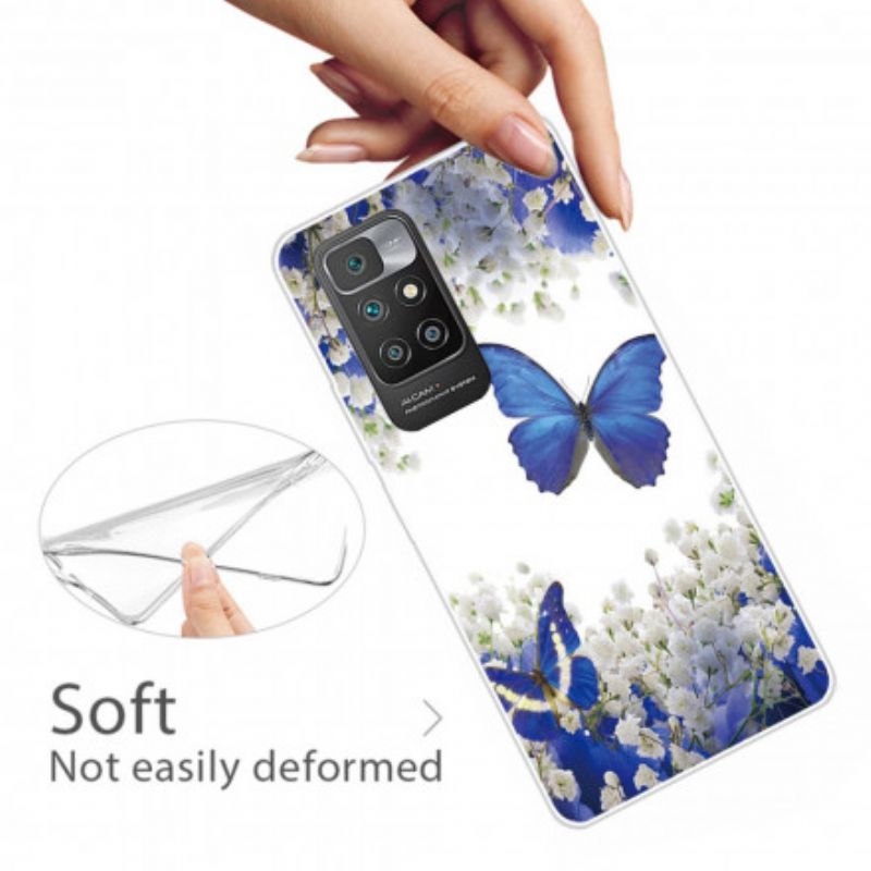 Coque Pour Xiaomi Redmi 10 Vol De Papillons