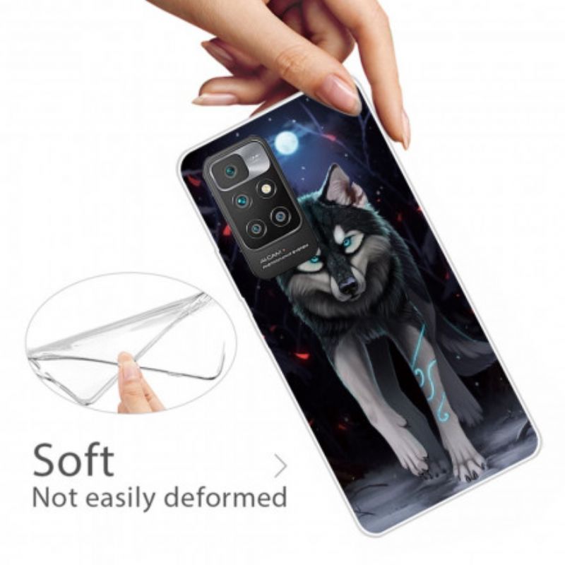 Coque Pour Xiaomi Redmi 10 Wolf