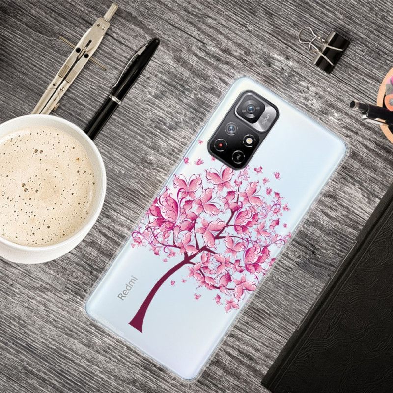 Coque Pour Xiaomi Redmi Note 11 / Poco M4 Pro 5G Arbre À Papillon