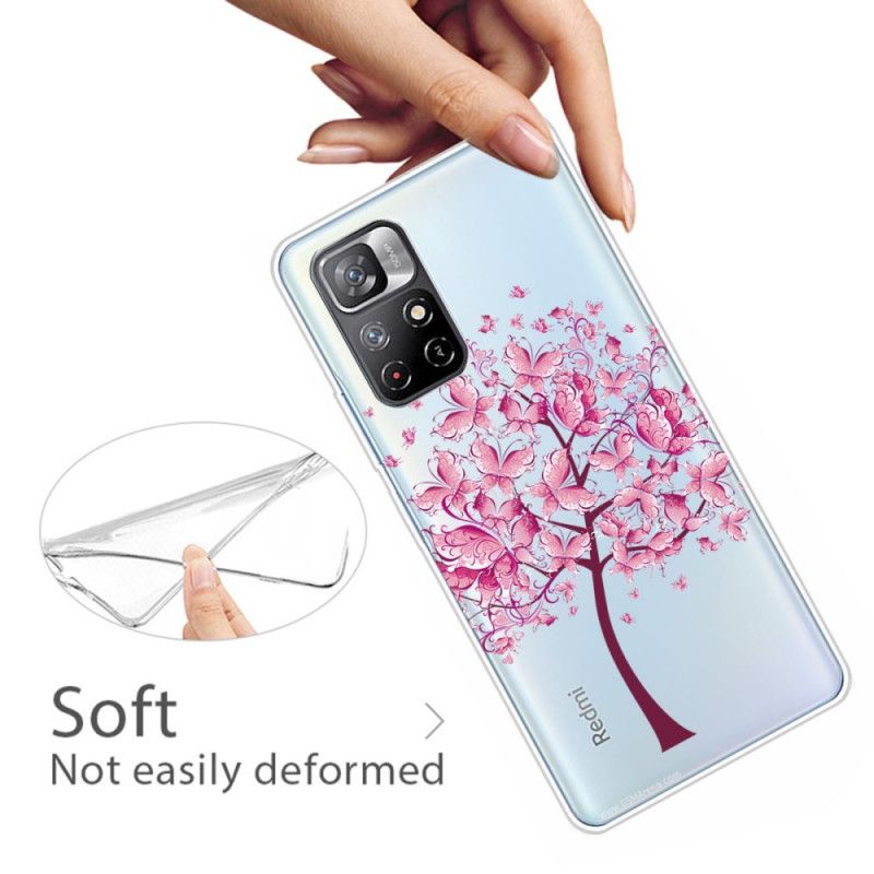 Coque Pour Xiaomi Redmi Note 11 / Poco M4 Pro 5G Arbre À Papillon