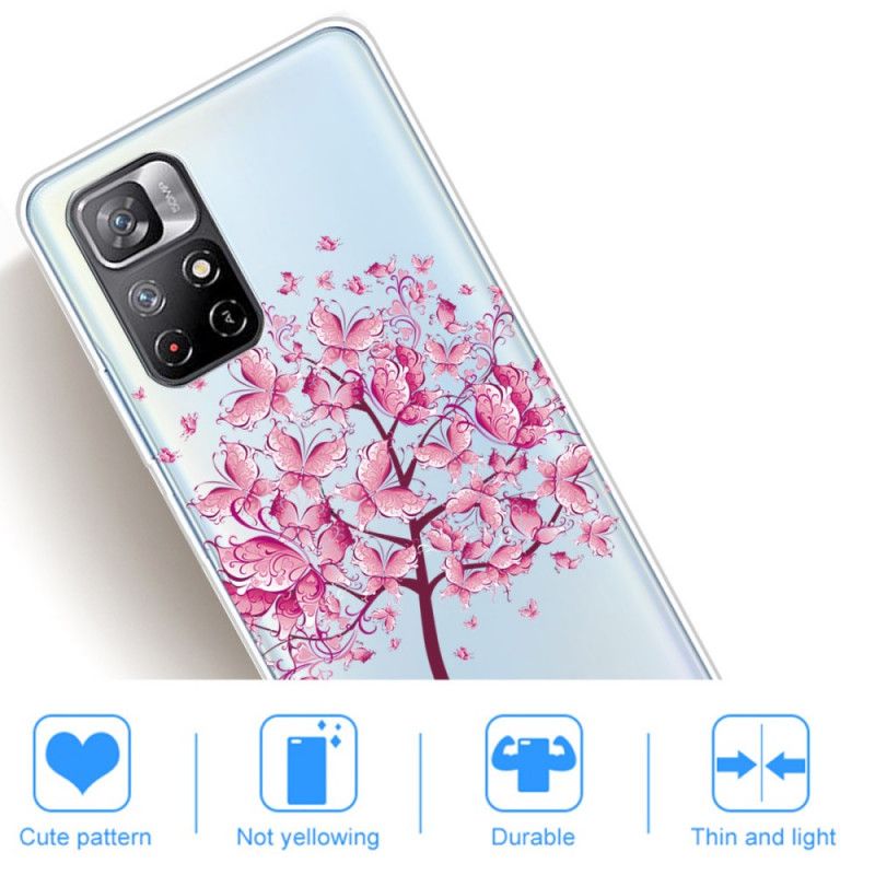 Coque Pour Xiaomi Redmi Note 11 / Poco M4 Pro 5G Arbre À Papillon