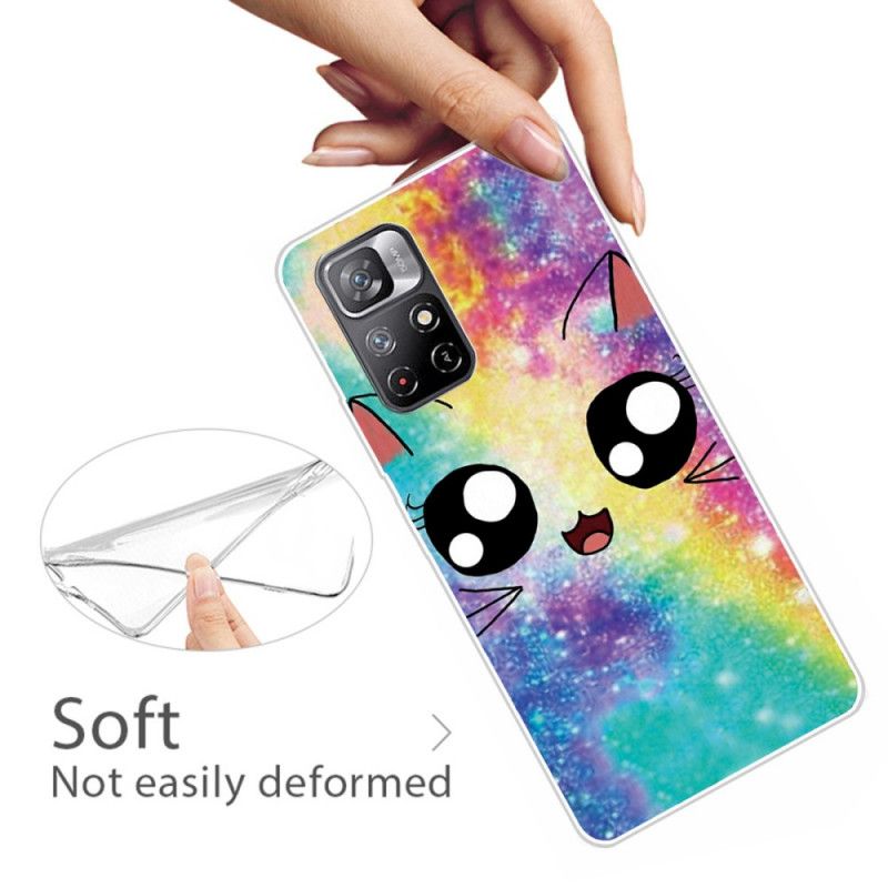 Coque Pour Xiaomi Redmi Note 11 / Poco M4 Pro 5G Chat Cartoon