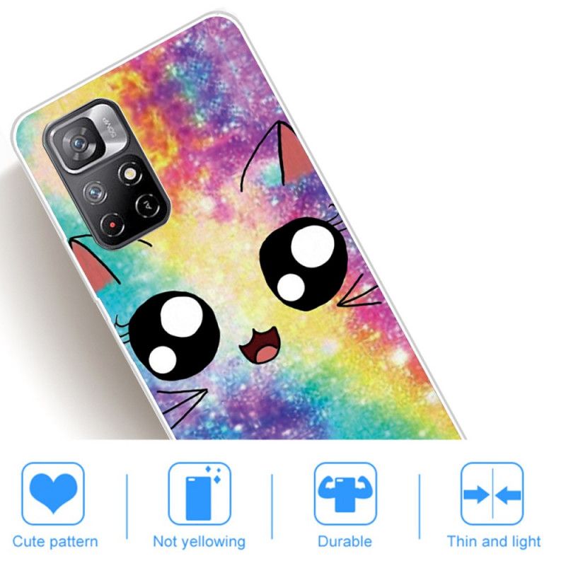 Coque Pour Xiaomi Redmi Note 11 / Poco M4 Pro 5G Chat Cartoon