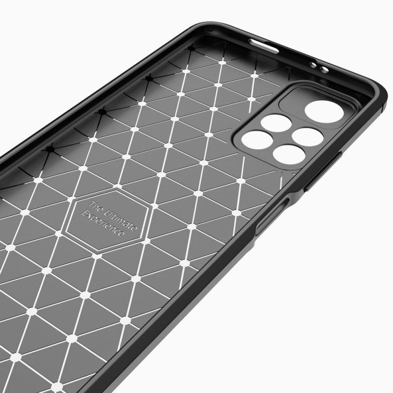 Coque Pour Xiaomi Redmi Note 11 / Poco M4 Pro 5G Fibre Carbone Brossée