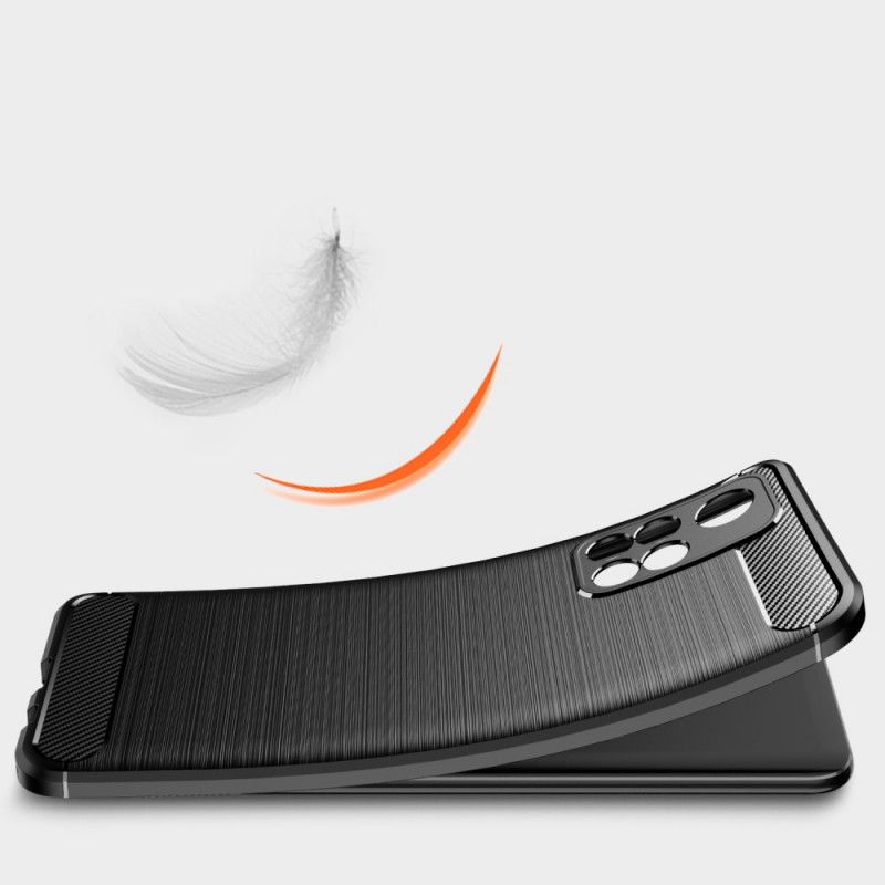 Coque Pour Xiaomi Redmi Note 11 / Poco M4 Pro 5G Fibre Carbone Brossée