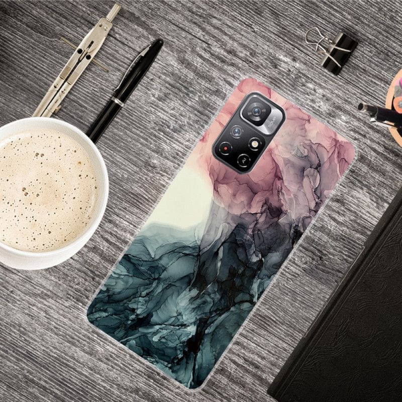 Coque Pour Xiaomi Redmi Note 11 / Poco M4 Pro 5G Marbre Coloré