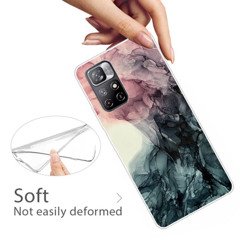 Coque Pour Xiaomi Redmi Note 11 / Poco M4 Pro 5G Marbre Coloré