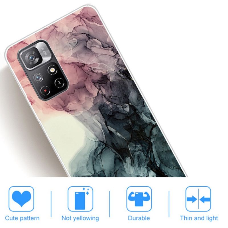 Coque Pour Xiaomi Redmi Note 11 / Poco M4 Pro 5G Marbre Coloré