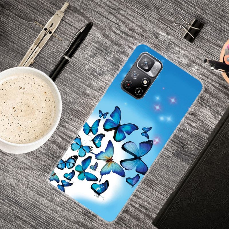 Coque Pour Xiaomi Redmi Note 11 / Poco M4 Pro 5G Papillons Papillons