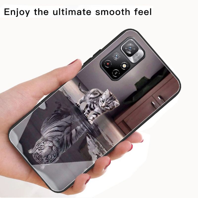 Coque Pour Xiaomi Redmi Note 11 / Poco M4 Pro 5G Verre Trempé Ernest Le Tigre