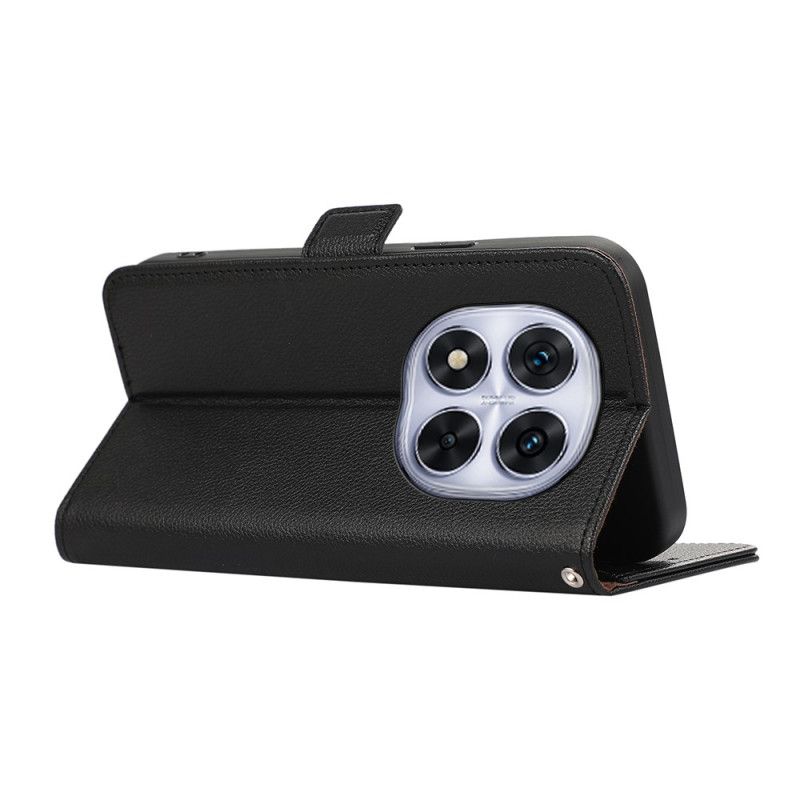 Coque RFID pour Xiaomi Redmi Note 14 Pro 4G Effet Cuir ABEEL