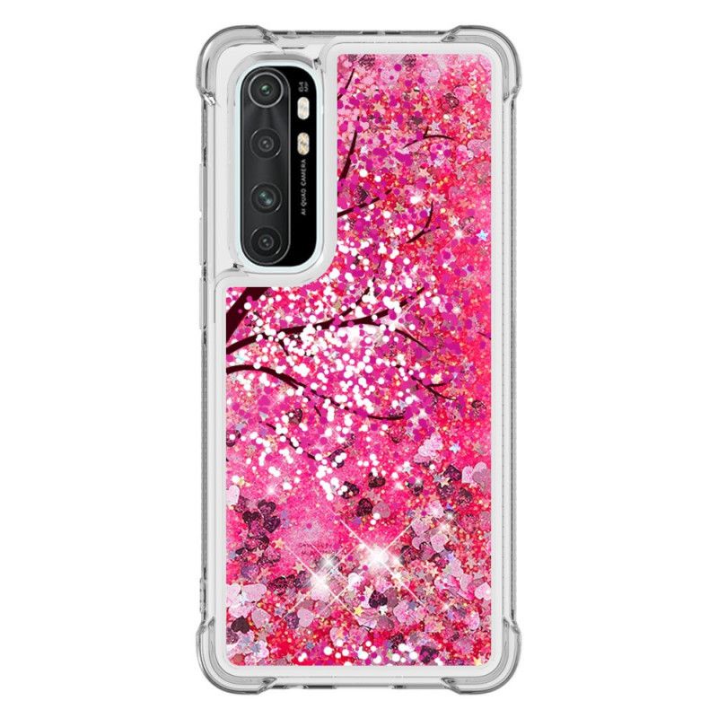 Coque Xaiomi Mi Note 10 Lite Arbre Paillettes