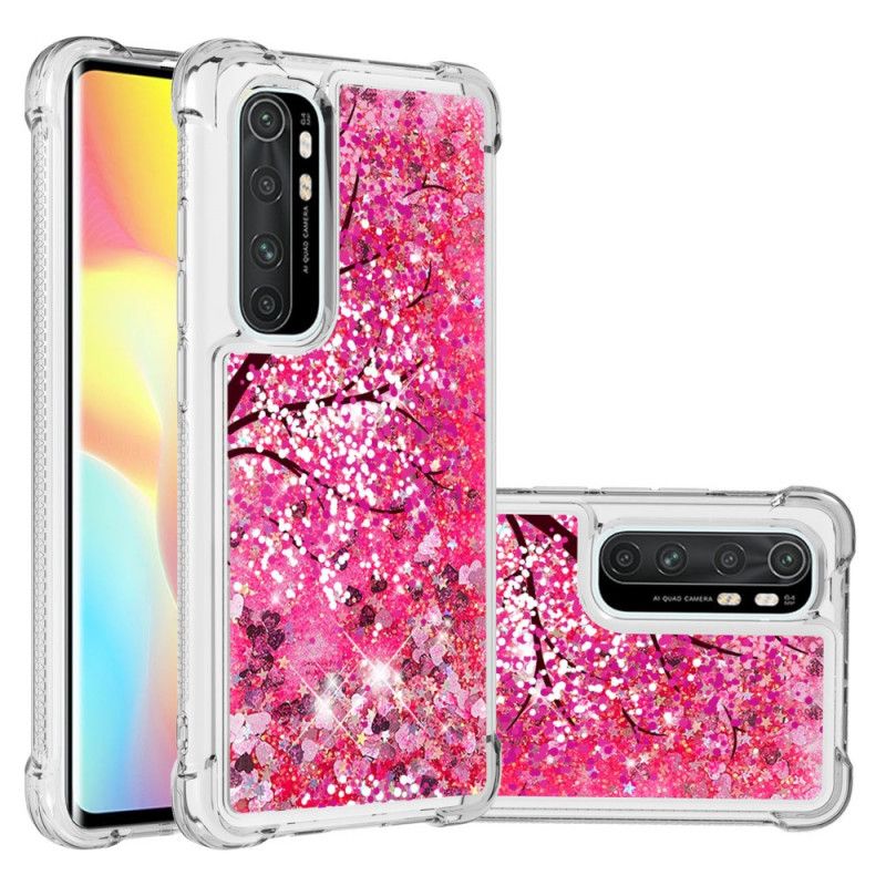 Coque Xaiomi Mi Note 10 Lite Arbre Paillettes