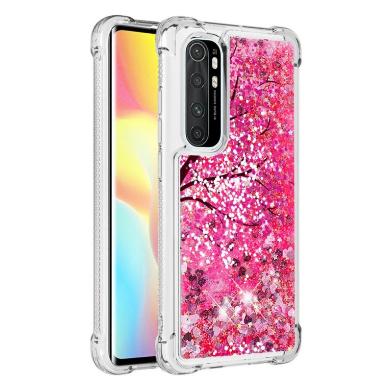 Coque Xaiomi Mi Note 10 Lite Arbre Paillettes