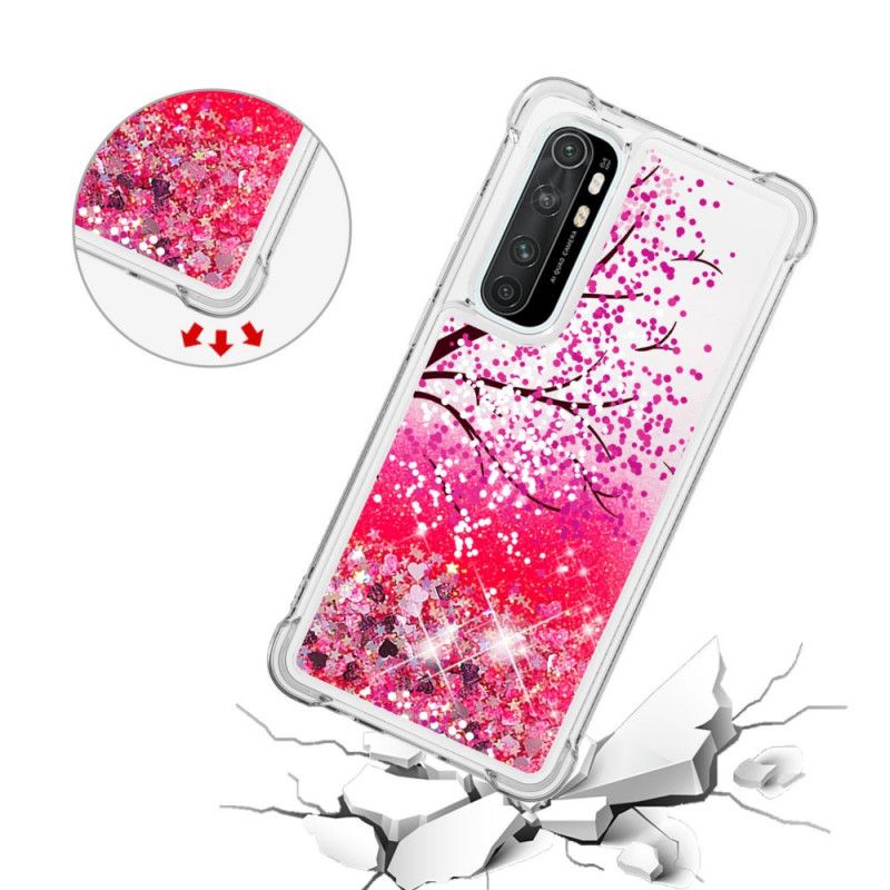 Coque Xaiomi Mi Note 10 Lite Arbre Paillettes