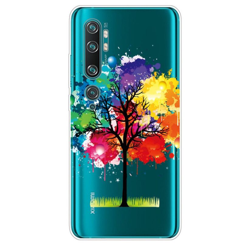 Coque Xaiomi Mi Note 10 / Note 10 Pro Transparente Arbre Aquarelle