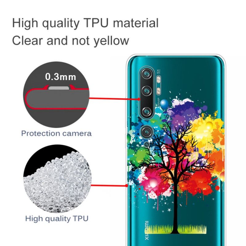 Coque Xaiomi Mi Note 10 / Note 10 Pro Transparente Arbre Aquarelle