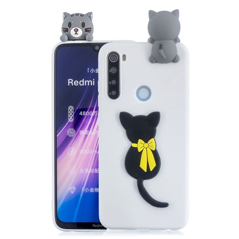 Coque Xaiomi Redmi Note 8 Charmante Chatte 3d