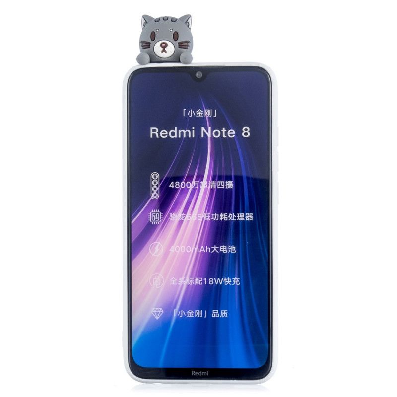 Coque Xaiomi Redmi Note 8 Charmante Chatte 3d