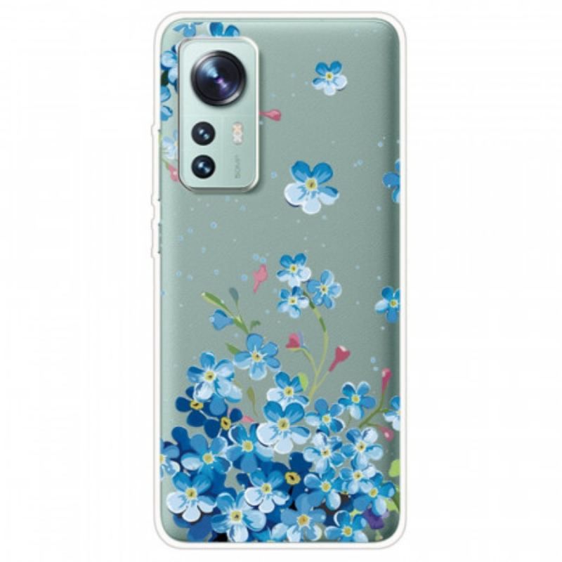 Coque  Xiaomi 12 / 12X  Bouquet de Fleurs Bleues