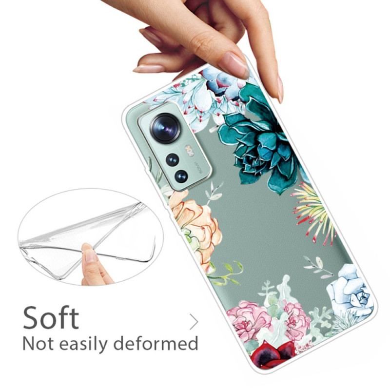 Coque  Xiaomi 12 / 12X  Fleurs Aquarelle