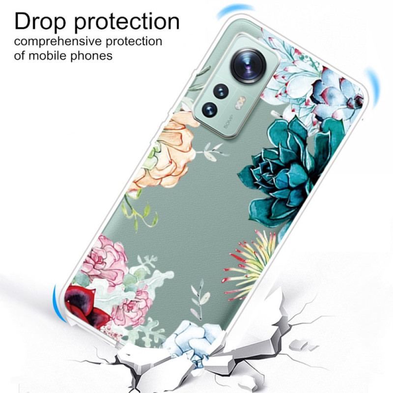 Coque  Xiaomi 12 / 12X  Fleurs Aquarelle