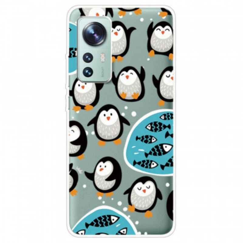 Coque  Xiaomi 12 / 12X  Pingouins et Poissons