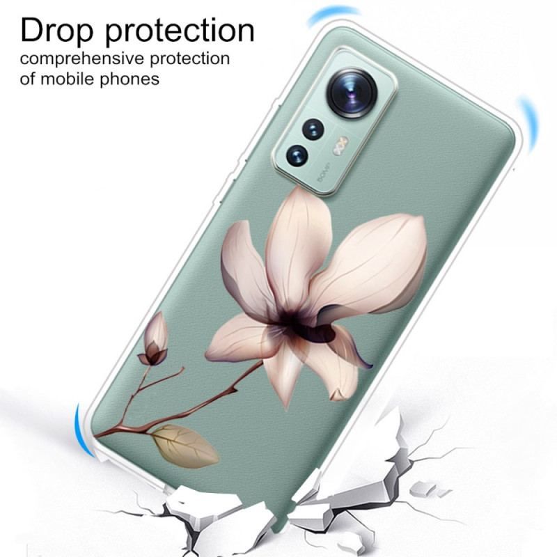 Coque  Xiaomi 12 / 12X  Transparente Une Fleur