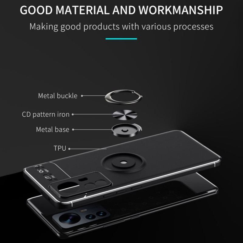 Coque Xiaomi 12 Pro Anneau Rotatif