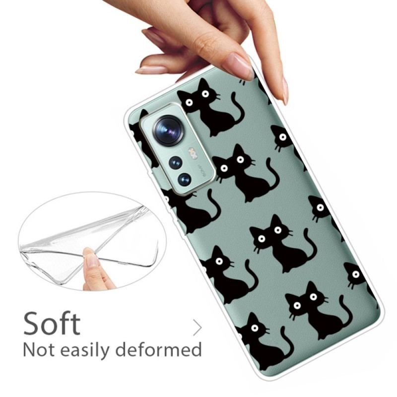 Coque Xiaomi 12 Pro Drôles de Chats