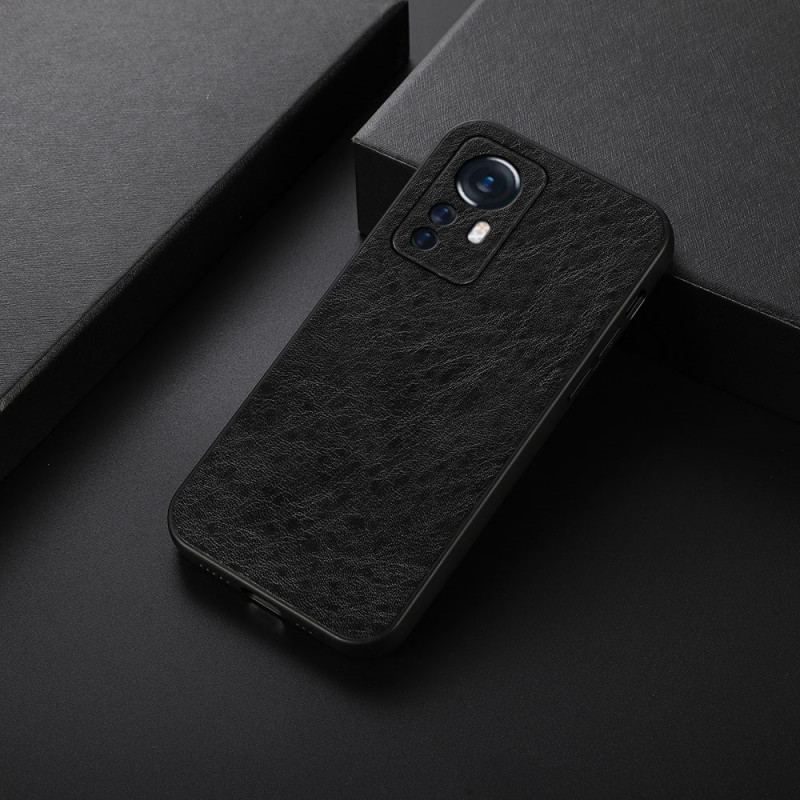 Coque Xiaomi 12 Pro Effet Cuir Élégance