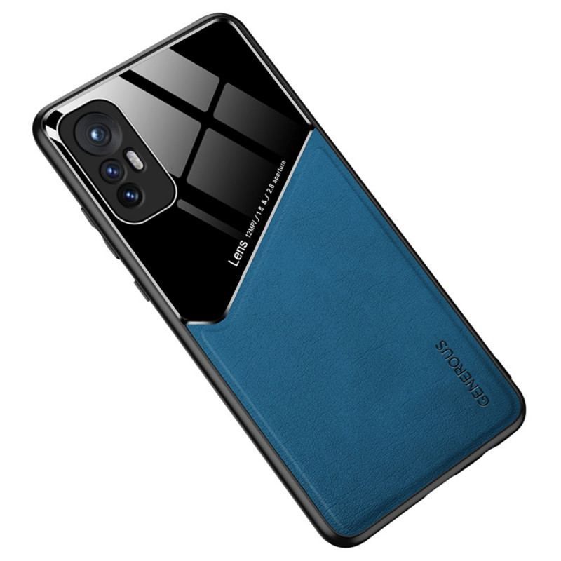 Coque Xiaomi 12 Pro Effet Cuir Magnétique