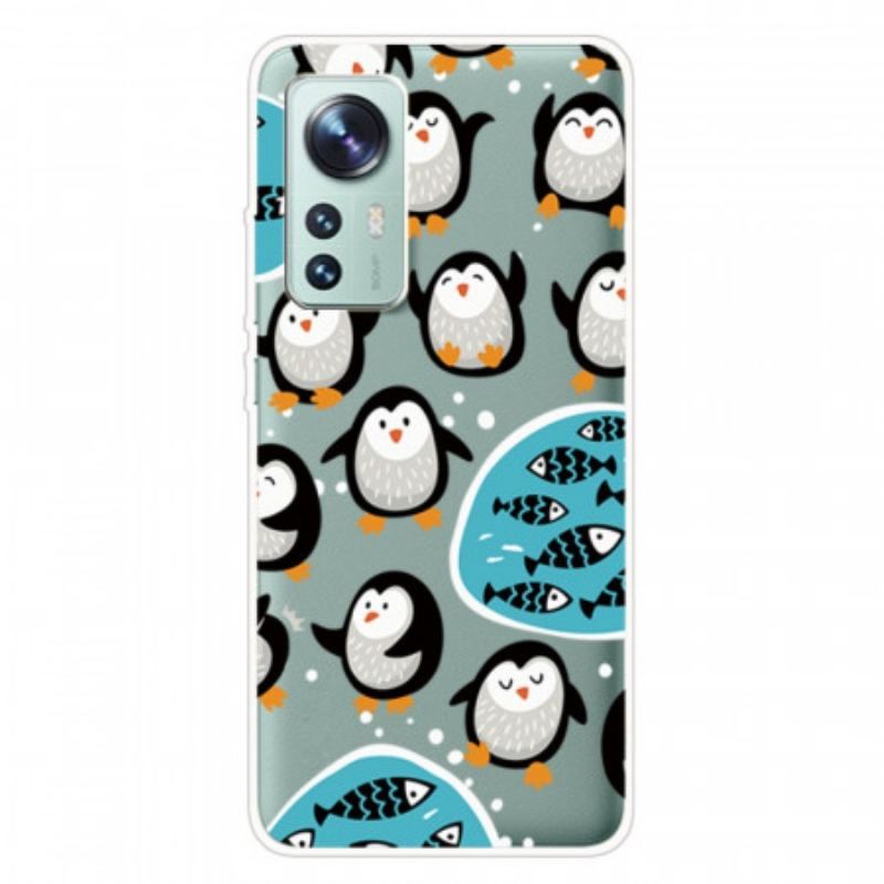 Coque Xiaomi 12 Pro Pingouins