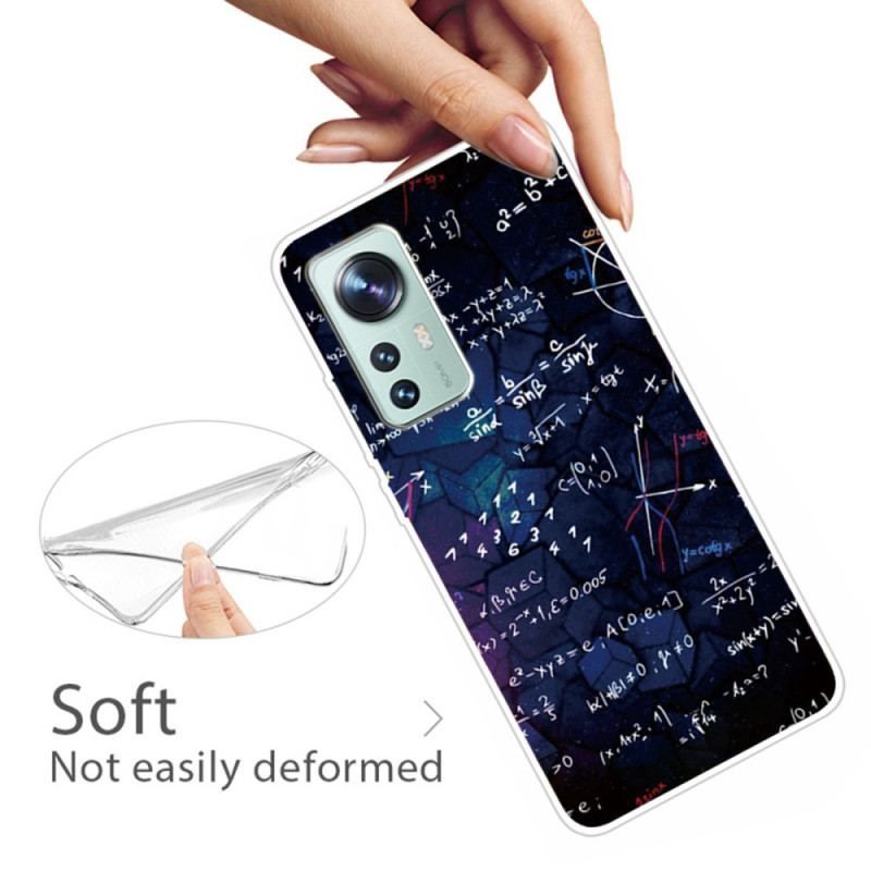 Coque Xiaomi 12 Pro Silicone Calculs Mathématiques