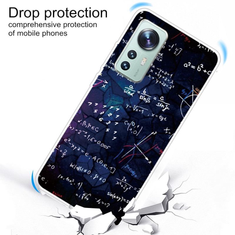 Coque Xiaomi 12 Pro Silicone Calculs Mathématiques