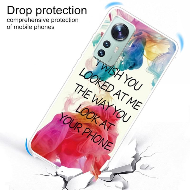 Coque Xiaomi 12 Pro Silicone I Wish You Looked at Me
