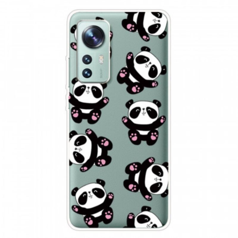 Coque Xiaomi 12 Pro Silicone Petits Pandas