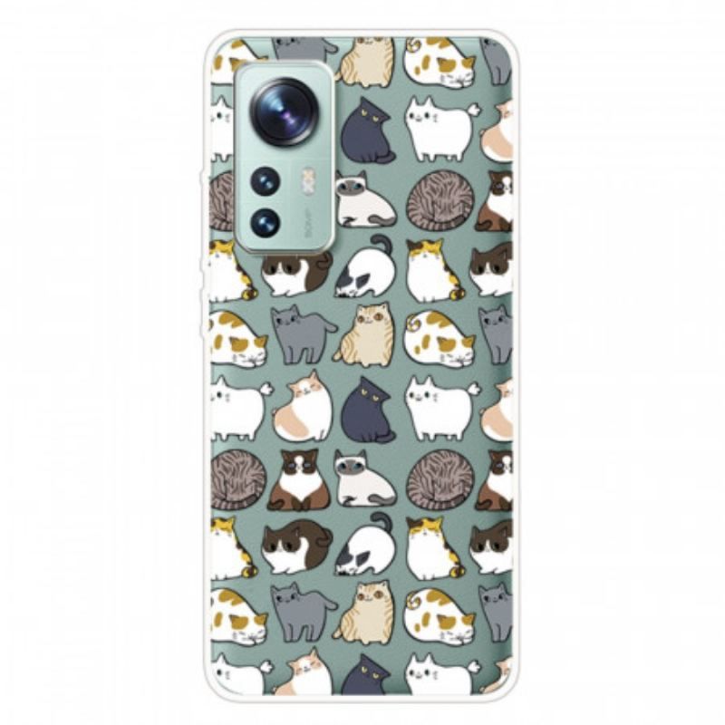 Coque Xiaomi 12 Pro Silicone Que des Chats