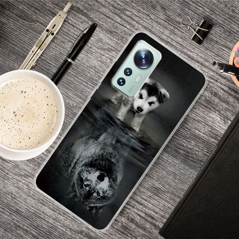 Coque Xiaomi 12 Pro Silicone Rêve de Chiot