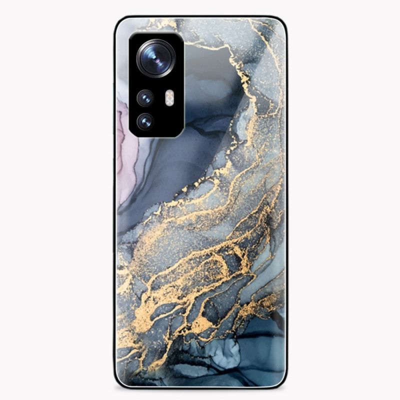 Coque Xiaomi 12 Pro Verre Trempé Marbre Coloré