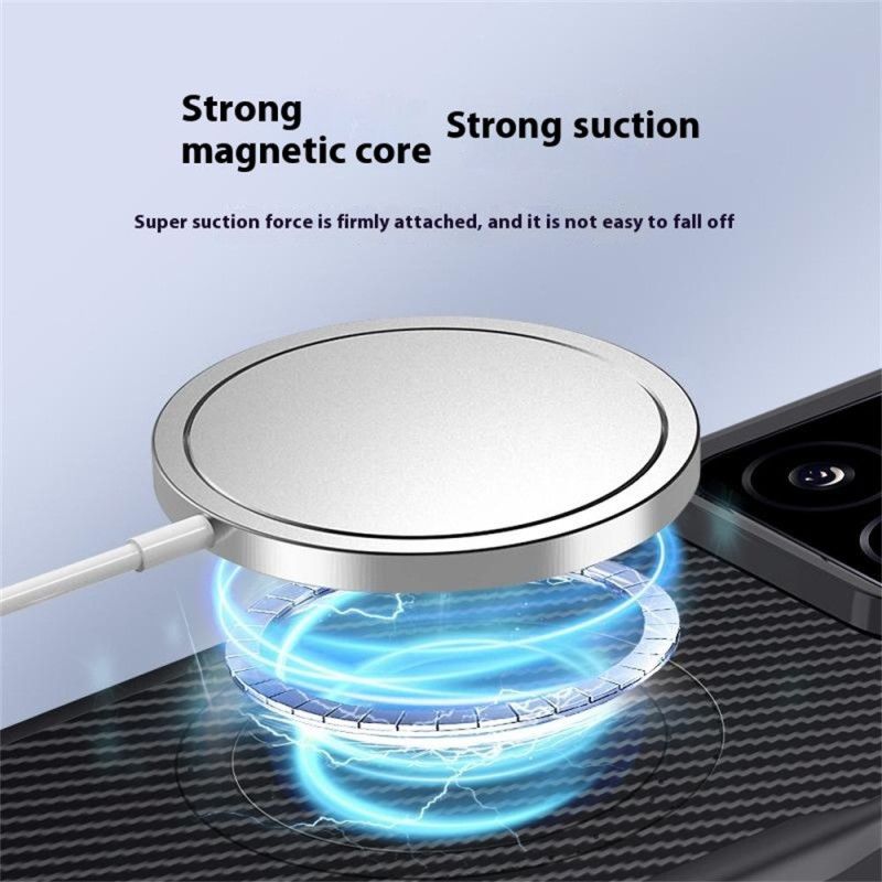 Coque Xiaomi 15 Compatible MagSafe Fibre Carbone