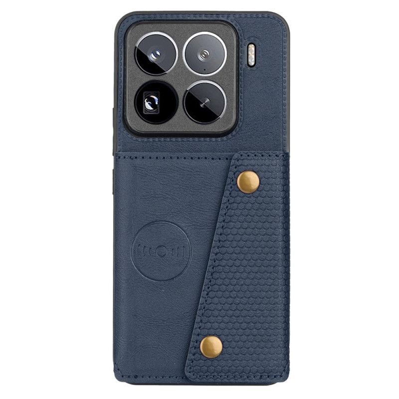 Coque Xiaomi 15 Pro Effet Cuir Porte-Cartes